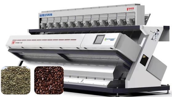 qualité  768 Channels Coffee Bean Color Sorter Machine With Altera Processor / CCD Camera usine